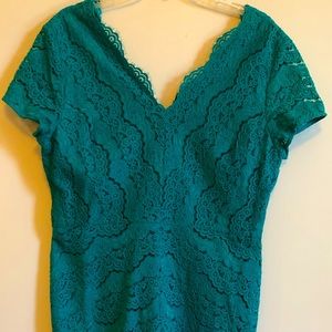 Beautiful green lace dress